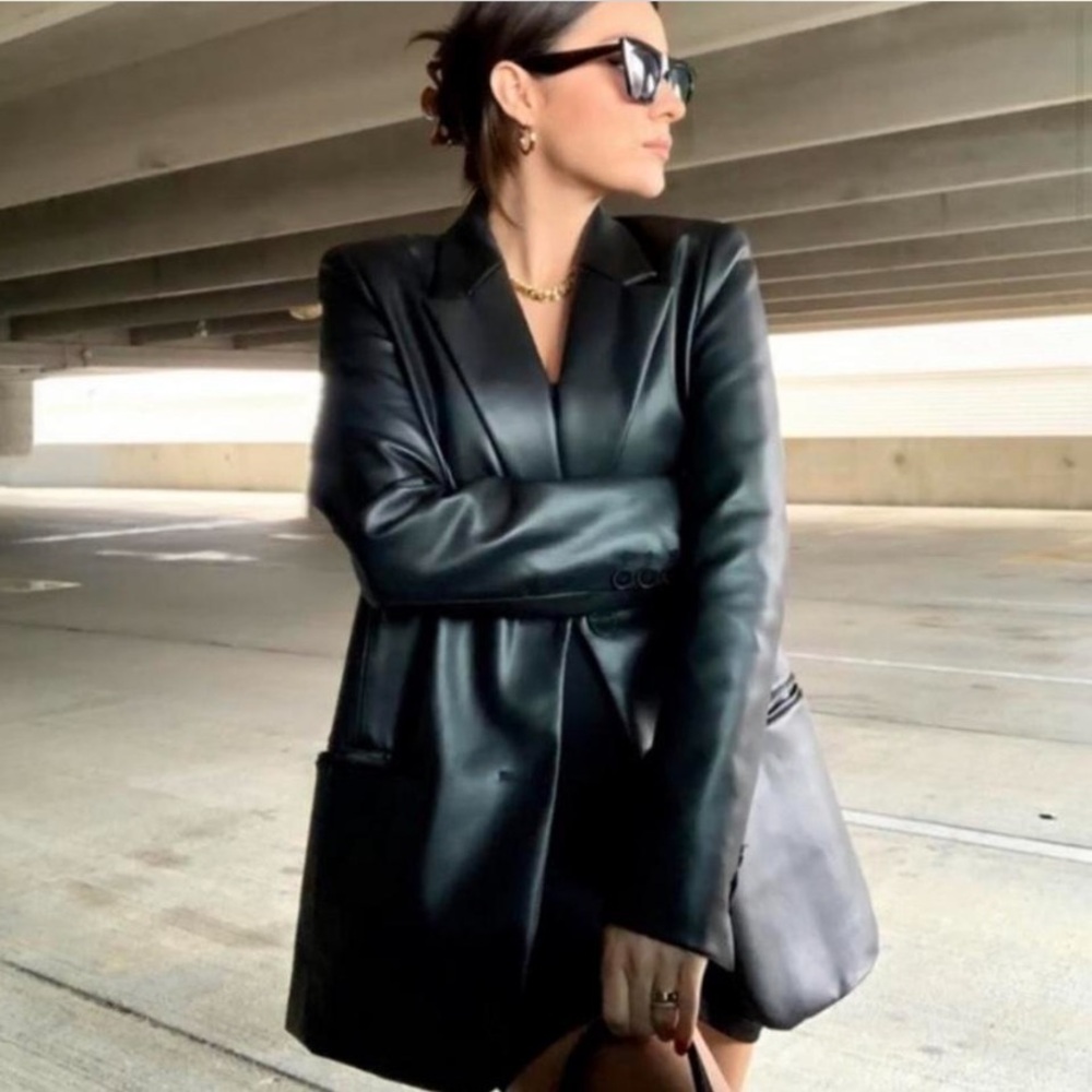 Zara Faux Leather Jacket